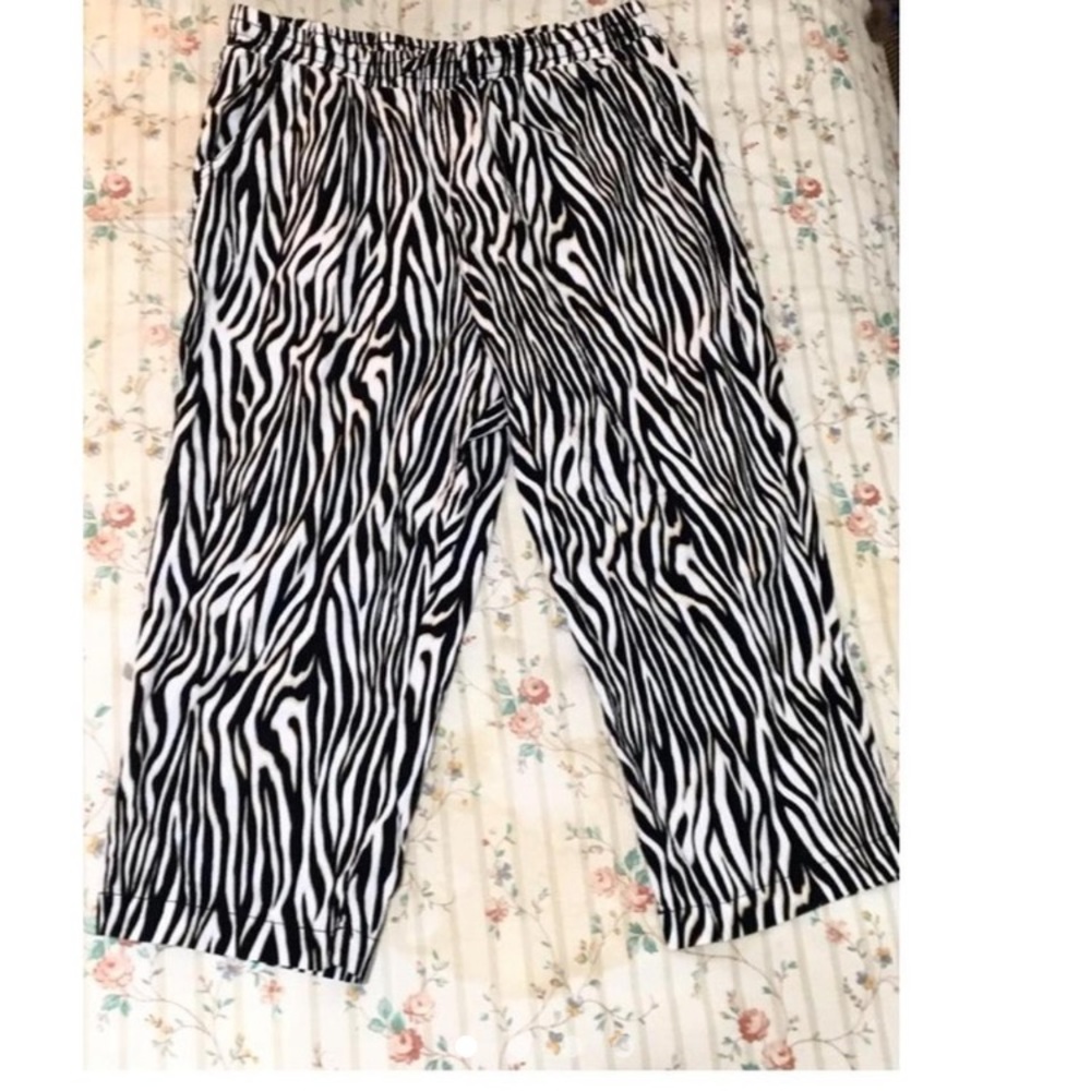 Zebra Print Lightweight Lounge Pants